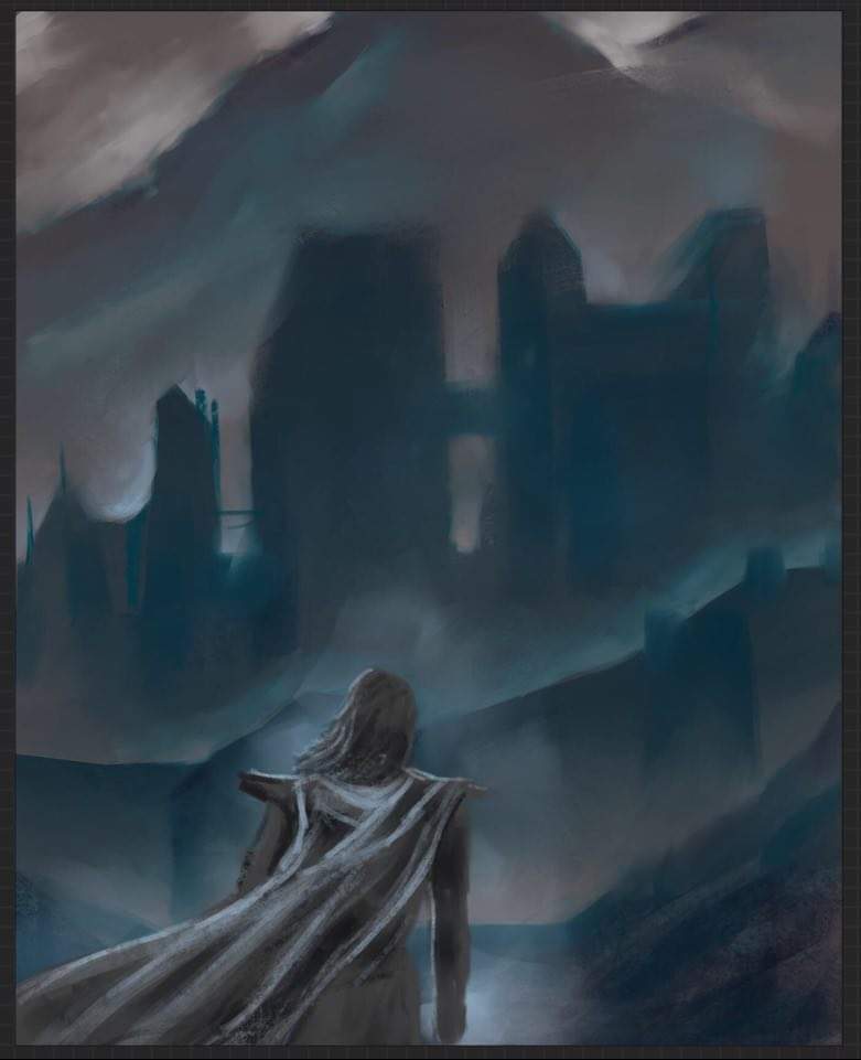 First sketch of Ryan Foster approaching the Frozen Palace